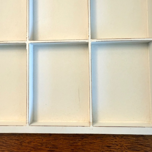 7Gypsies Antique Artist Printer's Tray, White - Picture 12 of 16